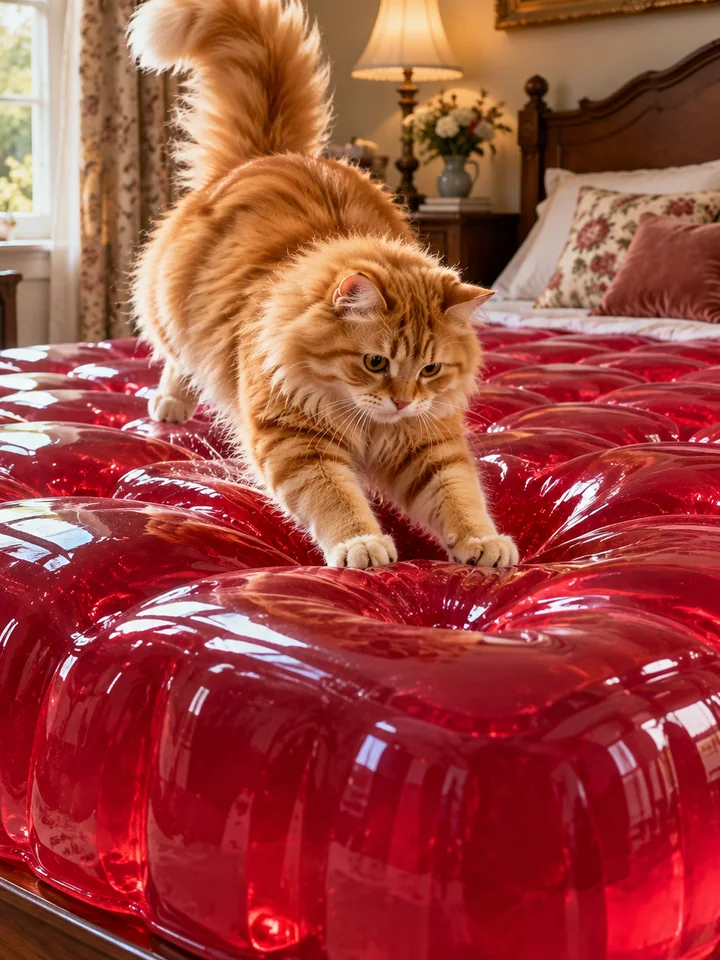 Beds linked to vine AI Jelly Bed template preview